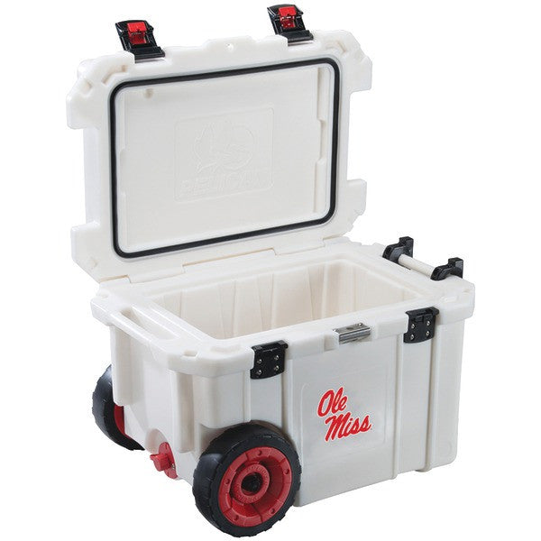 PELICAN CC-19327-45QWT University of Mississippi Ole Miss Rebels(R) Elite Wheeled Cooler