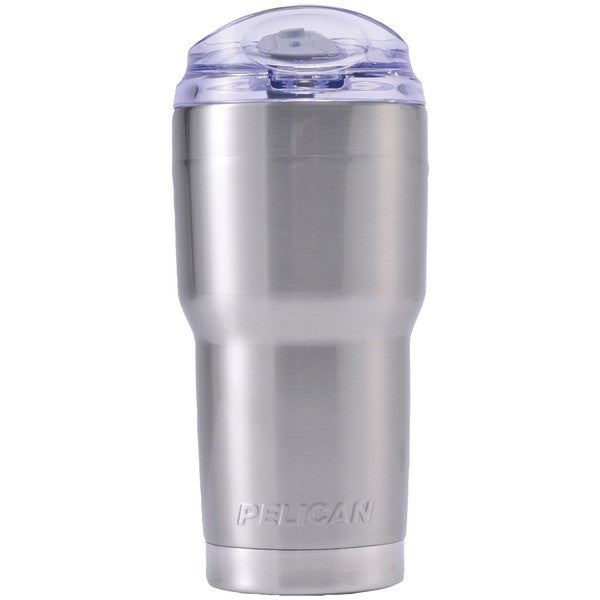 PELICAN TRAV-SN22-SLV 22-Ounce Snap-Lid Traveler(TM) Tumbler (Silver)