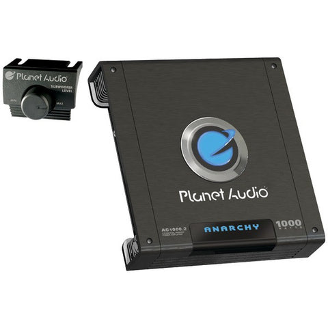 PLANET AUDIO AC1000.2 ANARCHY Full-Range MOSFET Class AB Amp (2 Channels, 1,000 Watts Max)