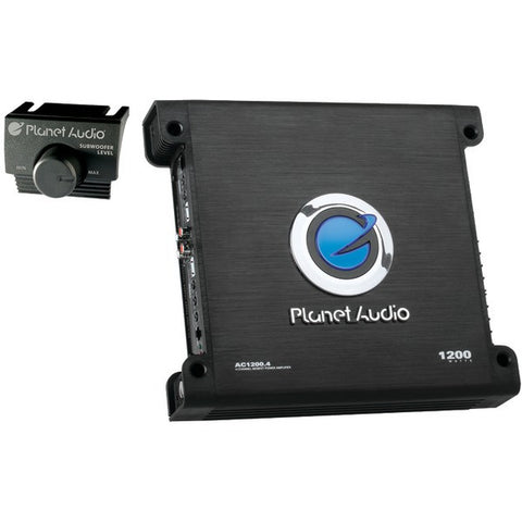 PLANET AUDIO AC1200.4 ANARCHY Full-Range MOSFET Class AB Amp (4 Channels, 1,200 Watts Max)