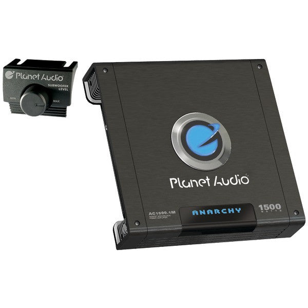 PLANET AUDIO AC1500.1M ANARCHY Monoblock Class AB Amp (1,500 Watts max, 700W RMS x 1, 10")