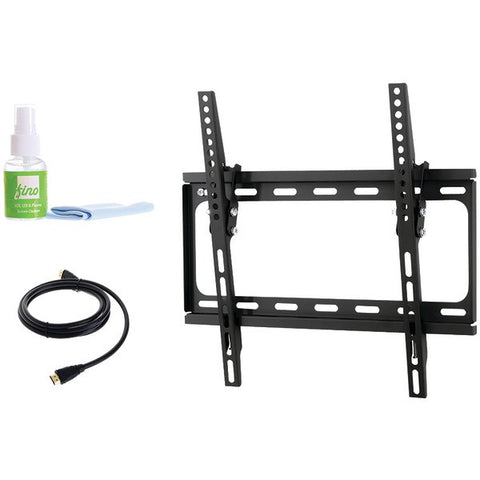Fino FT44k2 24"-55" Medium Tilt Mount with HDMI(R) Cable & Screen Cleaner