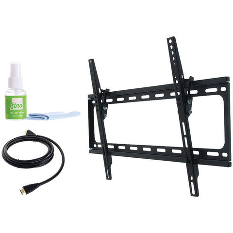 Fino FT64k2 30"-65" Large Tilt Mount with HDMI(R) Cable & Screen Cleaner