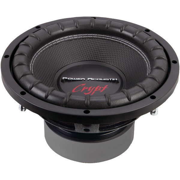 POWER ACOUSTIK CW2-104 Crypt Series Dual Voice-Coil Subwoofer (10", 1,800 Watts)