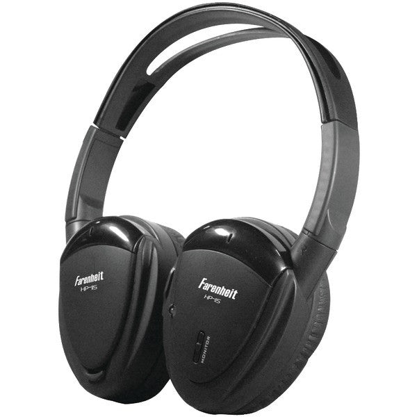 POWER ACOUSTIK HP-12S 2-Channel Wireless IR Headphones