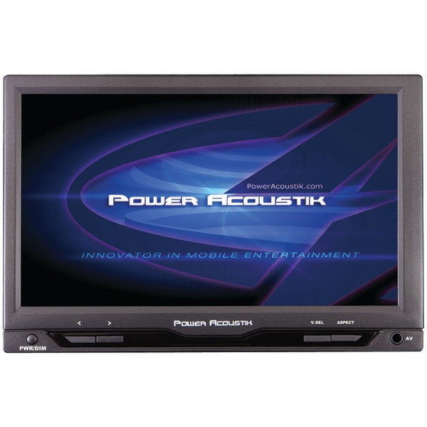 POWER ACOUSTIK PT-712IRA 7" Cut-in Widescreen Headrest Monitor with IR Transmitter