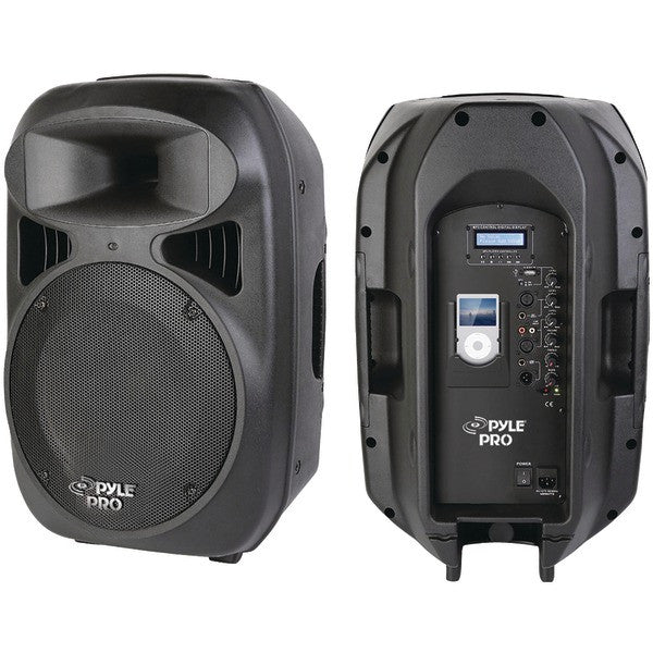 PYLE PRO PPHP1299AI 2-Way Full-Range Powered Loudspeaker System with Built-in iPod(R) Dock (12''; 1,000W)