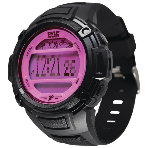 PYLE-SPORTS PAST44PN Multifunction Activity Watch (Pink)