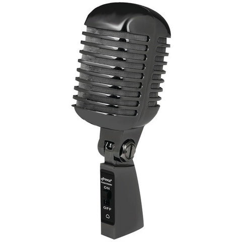 PYLE PDMICR68BK Die-Cast Metal Vintage-Style Dynamic Vocal Microphone