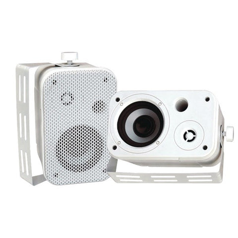 PYLE PRO PDWR30W 3.5" Indoor-Outdoor Waterproof Speakers (White)