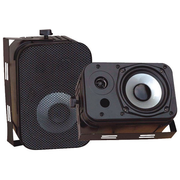 PYLE PRO PDWR40B 5.25" Indoor-Outdoor Waterproof Speakers (Black)