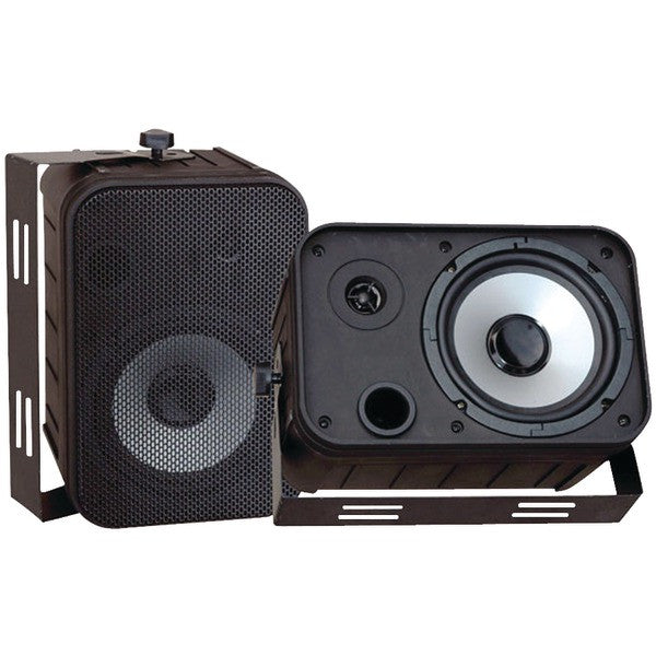 PYLE PRO PDWR50B 6.5'' Indoor-Outdoor Waterproof Speakers (Black)