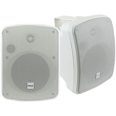 PYLE HOME PDWR54BTW 5.25" Indoor-Outdoor 600-Watt Bluetooth(R) Speaker System (White)