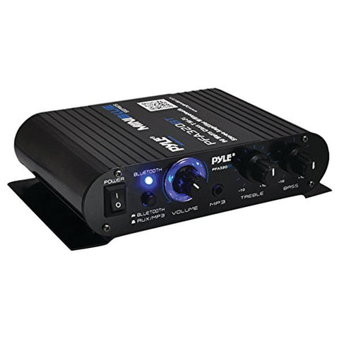 PYLE HOME PFA330BT 90-Watt Mini Blue Series Compact Bluetooth(R) Amp