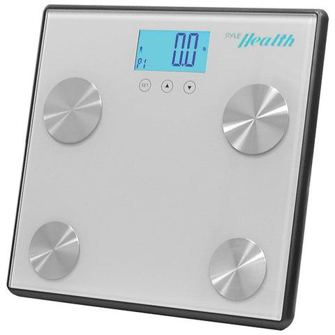 PYLE-SPORTS PHLSCBT4SL Bluetooth(R) Digital Weight & Personal Health Scale with Wireless Smartphone Data Transfer (Gray)