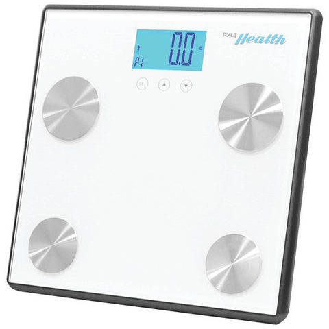 PYLE-SPORTS PHLSCBT4WT Bluetooth(R) Digital Weight & Personal Health Scale with Wireless Smartphone Data Transfer (White)