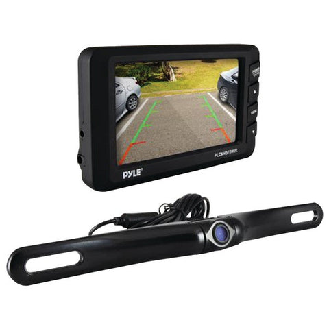 PYLE PRO PLCM4375WIR 4.3" LCD Monitor & Wireless Backup Camera with Parking-Reverse Assist System