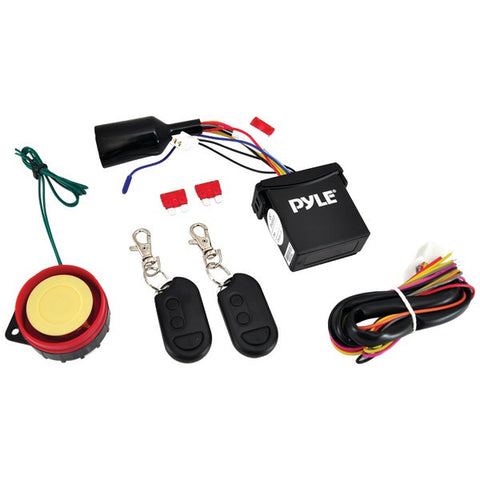 Watch Dog Motorcycle Vehicle Alarm Security System with 2 ECU Control Transmitters, Anti-Hijack Engine Immobilization & High-Power Piezo Speaker