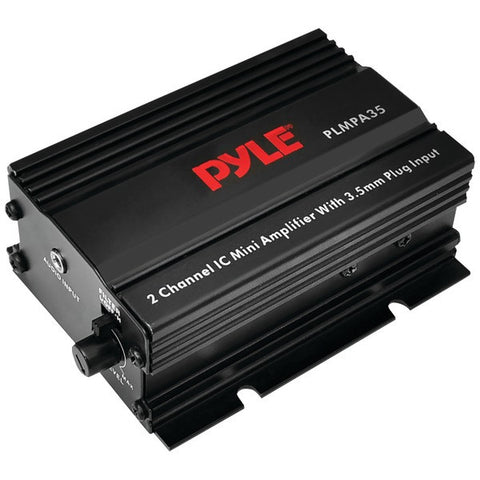 PYLE PRO PLMPA35 300-Watt 2-Channel Mini Class AB Amp with 3.5mm Input