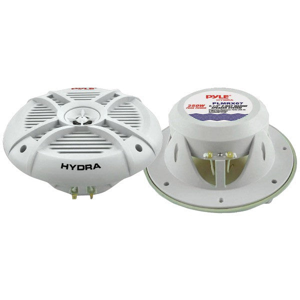 PYLE PRO PLMRX67 Hydra Series Aqua Pro 6.5" 250-Watt 2-Way Marine Speakers