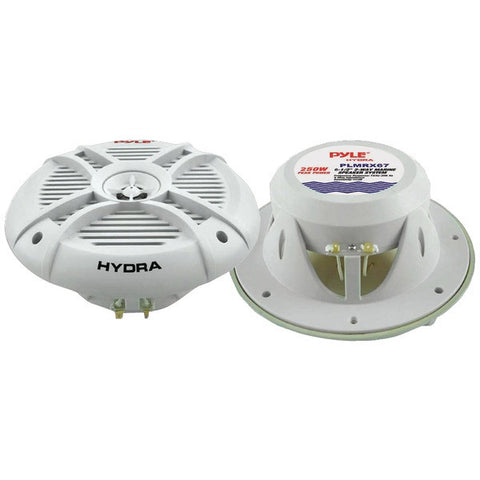 PYLE PRO PLMRX67 Hydra Series Aqua Pro 6.5" 250-Watt 2-Way Marine Speakers