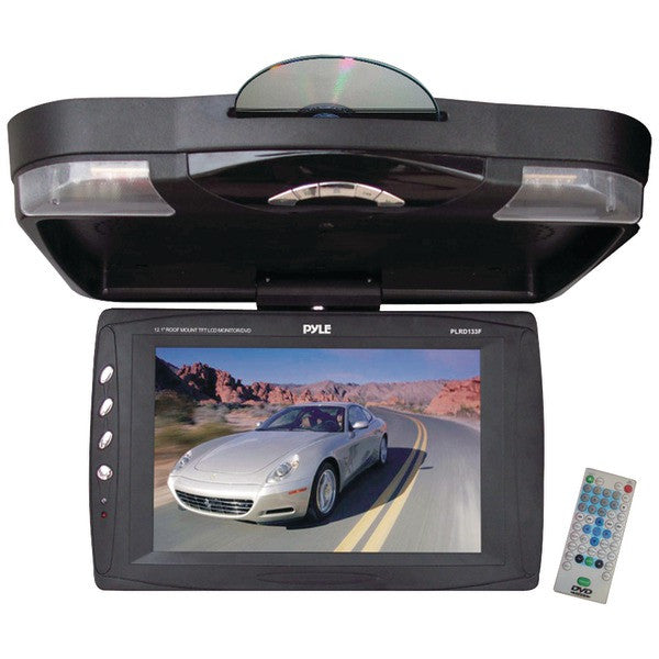 PYLE PRO PLRD133F 12.1" Ceiling-Mount LCD Monitor with DVD Player & IR Transmitter