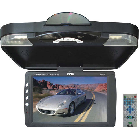 PYLE PRO PLRD143F 13.3" Ceiling-Mount LCD Monitor with DVD Player & IR Transmitter