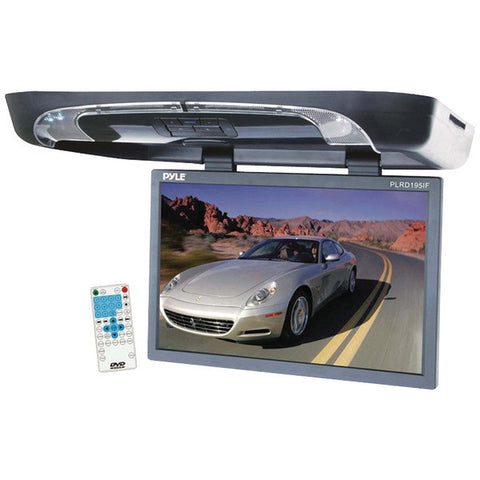 PYLE PRO PLRD195IF 19" Ceiling-Mount LCD Monitor with DVD Player & Wireless IR & FM Transmitters