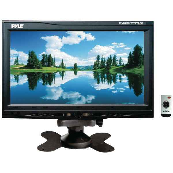 PYLE PRO PLVHR75 7" Headrest Monitor with Stand & Headrest Shroud