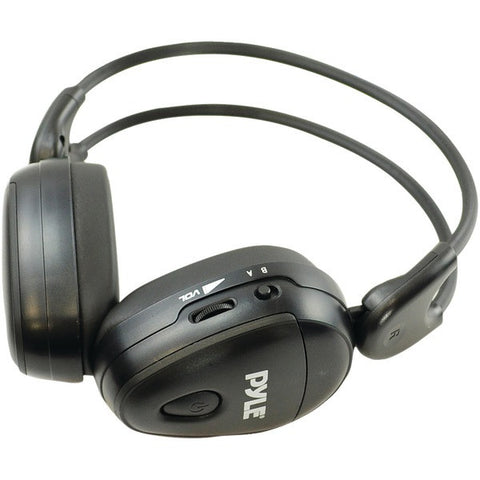 PYLE PRO PLVWH1 In-Car IR Dual-Channel Wireless Stereo Headphones Compatible for In-Vehicle A-V Use