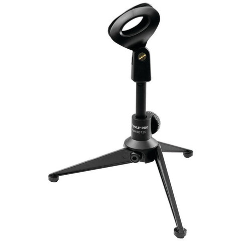 PYLE PRO PMKSDT25 Adjustable Desktop Tripod Microphone Stand