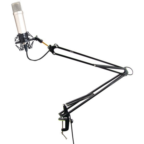 PYLE PRO PMKSH04 Universal Table Clamp Pro Boom Shock Microphone Mount