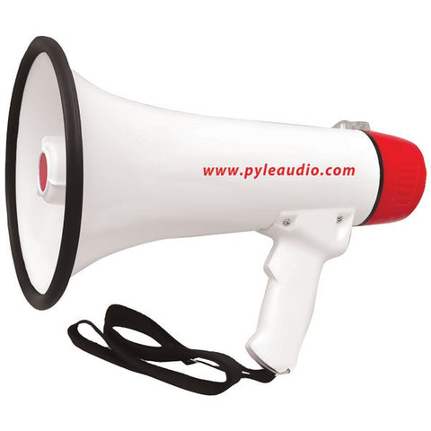 PYLE PRO PMP48IR 40-Watt Professional Megaphone-Bullhorn with Handheld Microphone-Siren, Rechargeable Battery & Auxiliary Jack