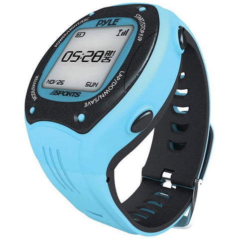 PYLE-SPORTS PSGP410BL Multifunction Smart GPS Activity Watch (Blue)