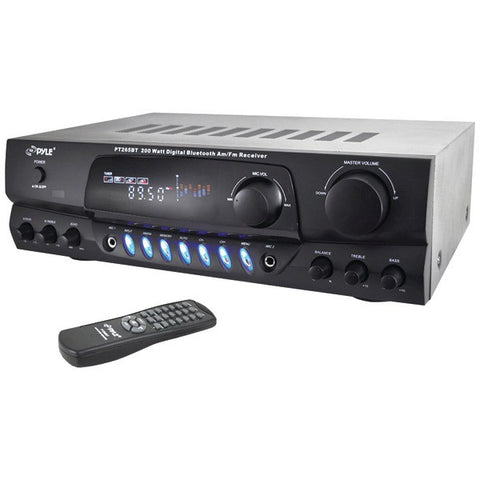 PYLE PRO PT265BT 200-Watt Bluetooth(R) Digital Receiver-Amp