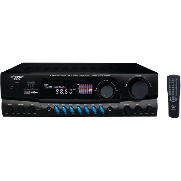 PYLE PRO PT560AU 300-Watt Digital USB Stereo Receiver