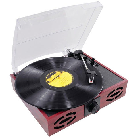 PYLE PRO PVNT7U Classic Vintage Retro-Style Turntable with Vinyl to MP3 Recording