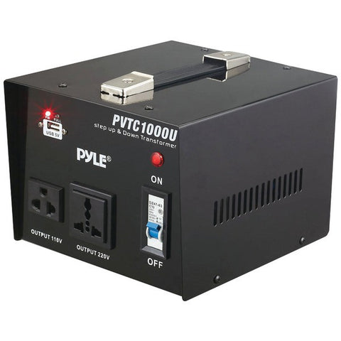 PYLE PRO PVTC1000U Step Up & Step Down Voltage Converter Transformer (1000 Watt)