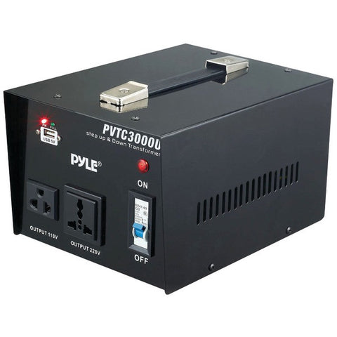 PYLE PRO PVTC3000U Step Up & Step Down Voltage Converter Transformer (3000 Watt)