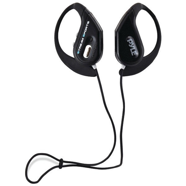 PYLE PRO PWBH18BK Bluetooth(R) Water-Resistant Earbuds with Built-in Microphone for Hands-Free Call Answering