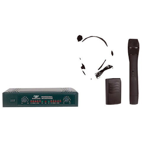 PYLE PRO PDWM2700 2-Channel VHF Wireless Microphone System