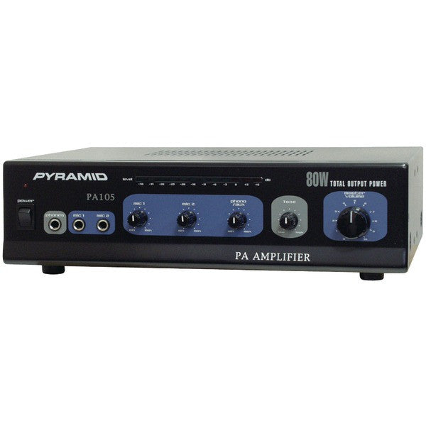 PYRAMID PA105 Amp with Microphone Input (80 Watt)