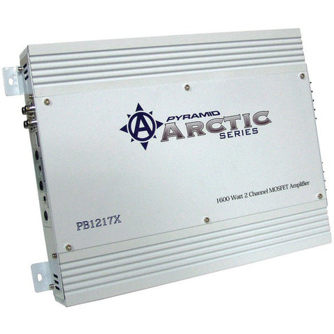 PYRAMID PB1217X Arctic Series 2-Channel Bridgeable MOSFET Class AB Amp (1,600 Watts)