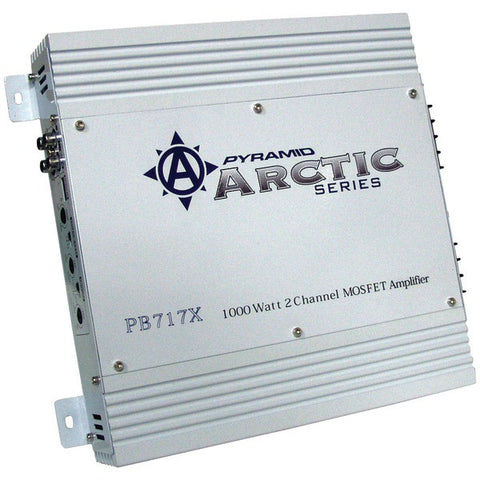 PYRAMID PB717X Arctic Series 2-Channel Bridgeable MOSFET Class AB Amp (1,000 Watts)