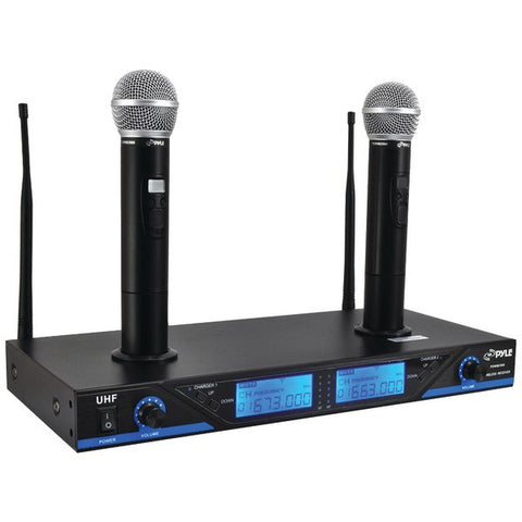 PYLE PDWM2560 Premier Series UHF Wireless Microphone System