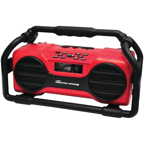 PYLE PRO PJSR350RD Industrial BoomBoX Rugged Bluetooth(R) Speaker (Red)