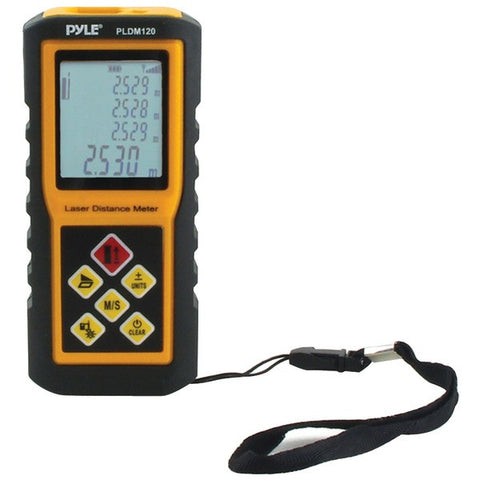 PYLE PRO PLDM120 Handheld Laser Distance Meter (120ft)