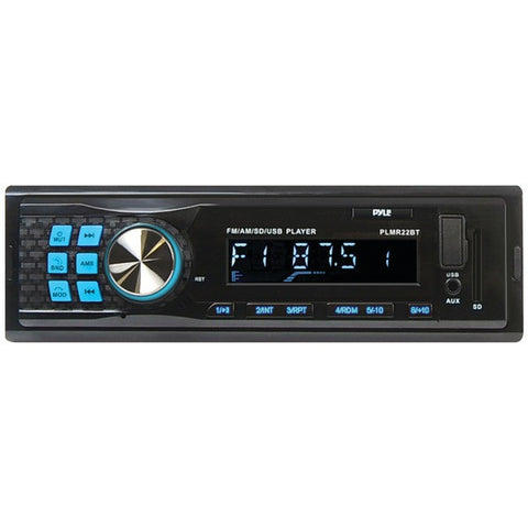 PYLE PRO PLMR22BT Single-DIN In-Dash Mechless AM-FM Receiver with Bluetooth(R)