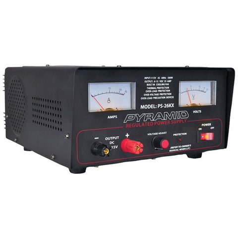 PYRAMID PS26KX 22-Amp Power Supply with Built-in Cooling Fan