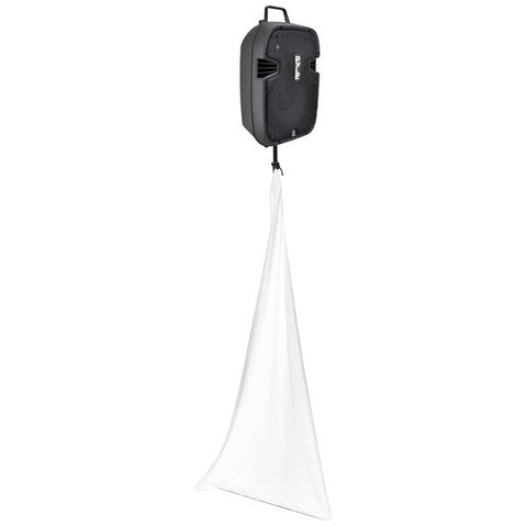 PYLE PRO PSCRIM3W 3-Sided DJ Speaker-Light Stand Scrim (White)